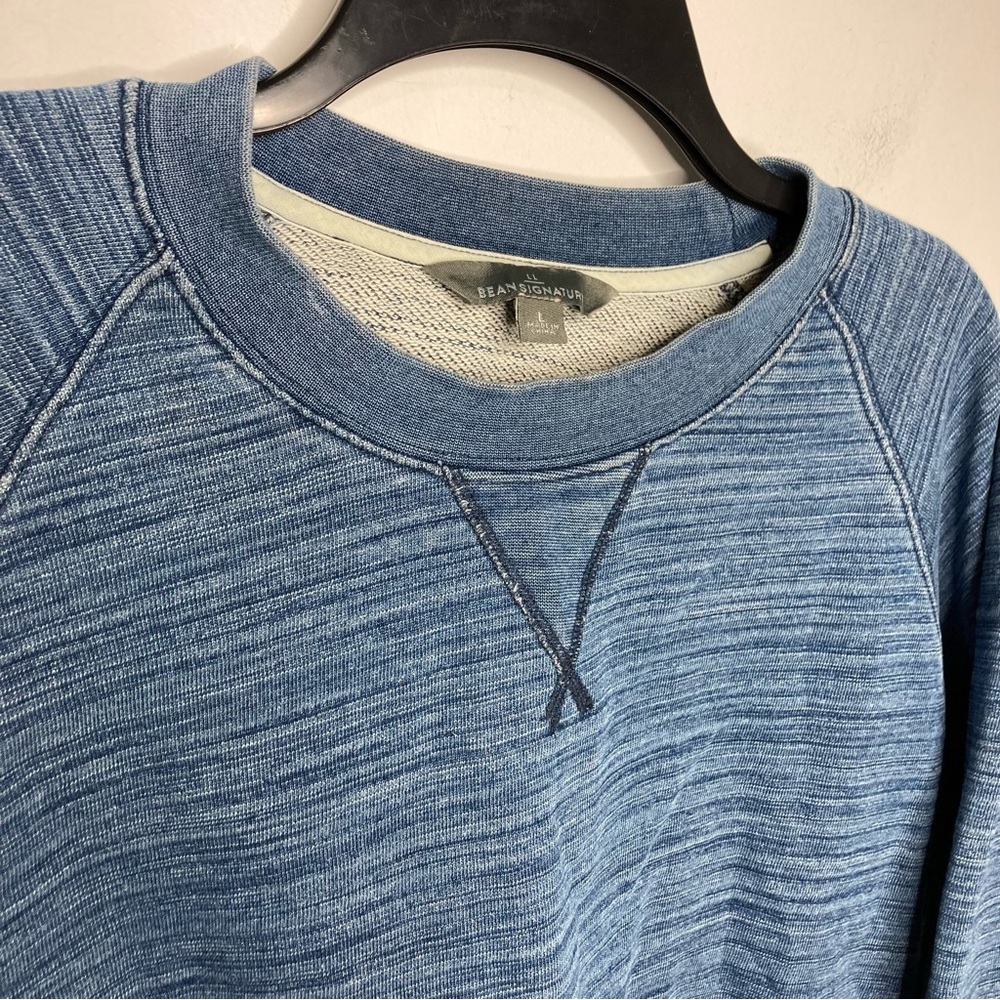 L. L. Bean Signature Raglan Sweatshirt Size Large - image 3